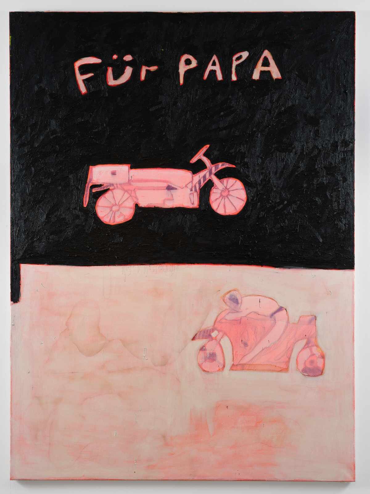 Christoph Matthes, <i>you can do better</i>, 2021. mixed media on canvas, 74 3/4 x 55 1/8 in (190 x 140 cm)